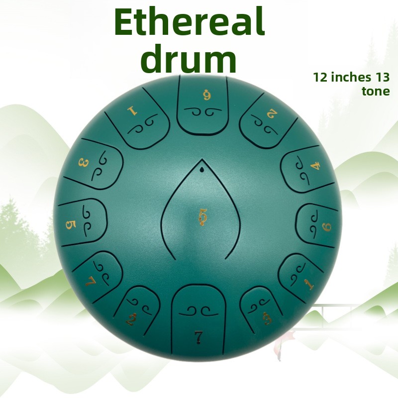 Tongue Drum Steel - 12 Inch 13 Tone C Key