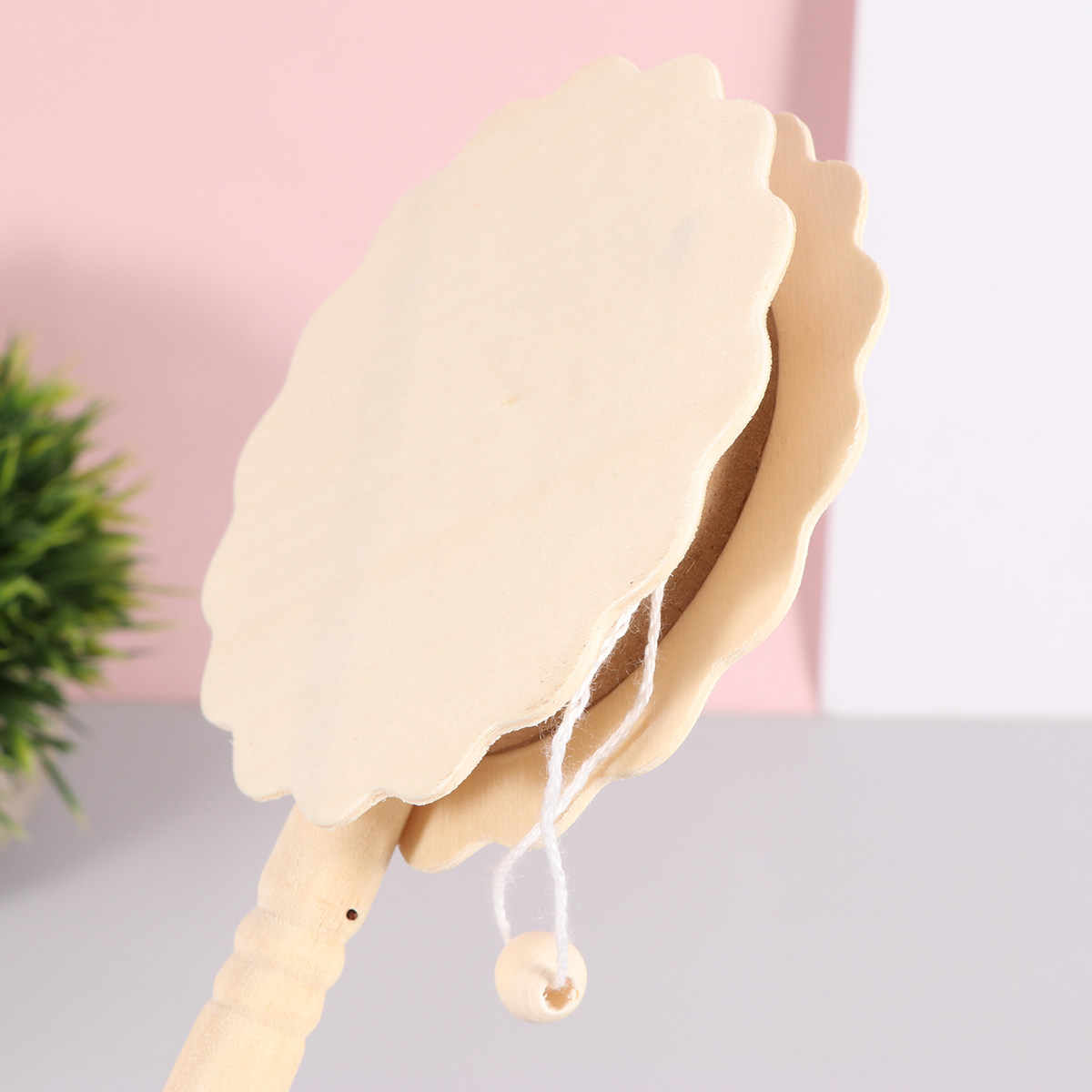 Musical Instrument Painting - 5Pcs A Drum Shaped Rattle Wooden