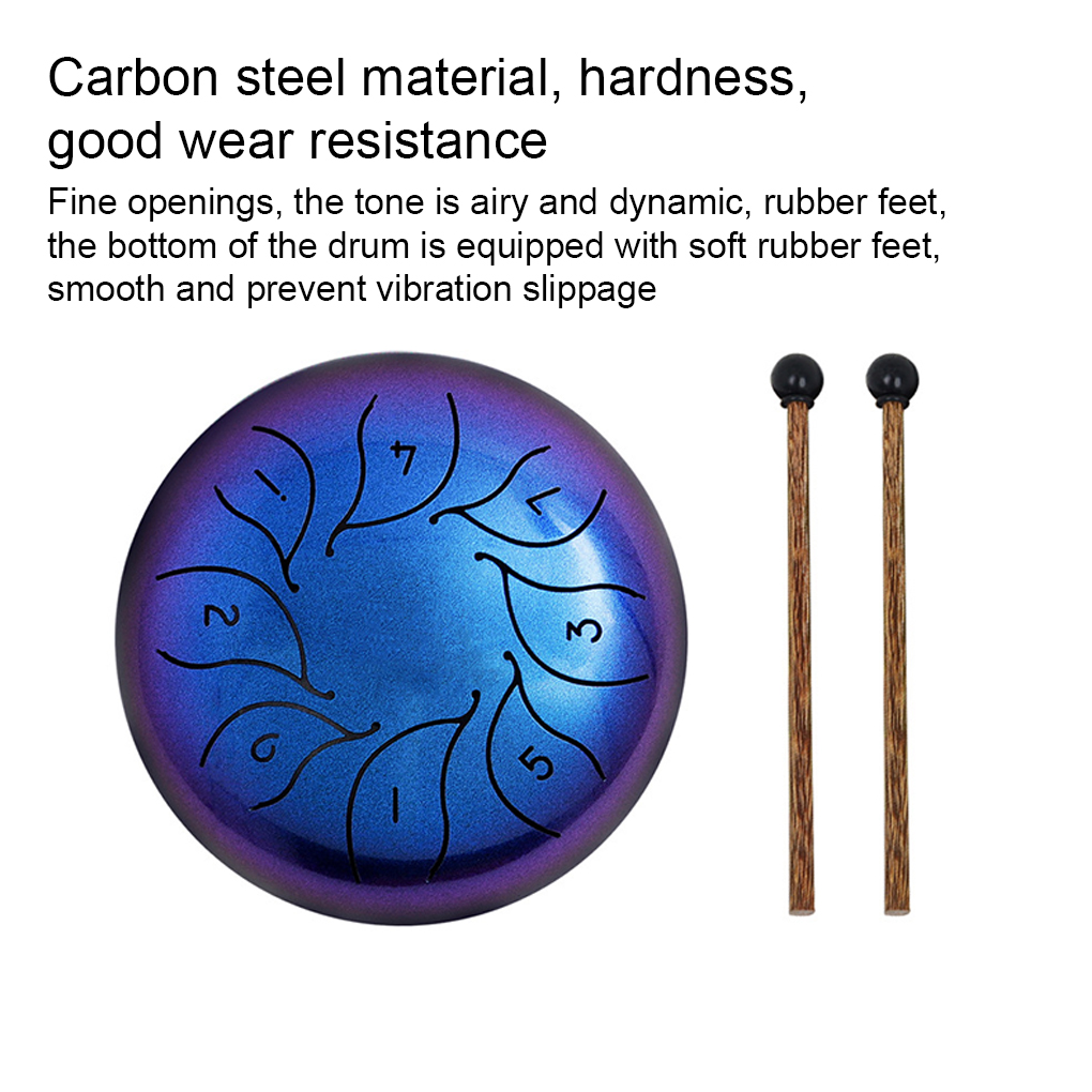 Steel Tongue Drum with Drumsti - Tongue Drum Steel review and price