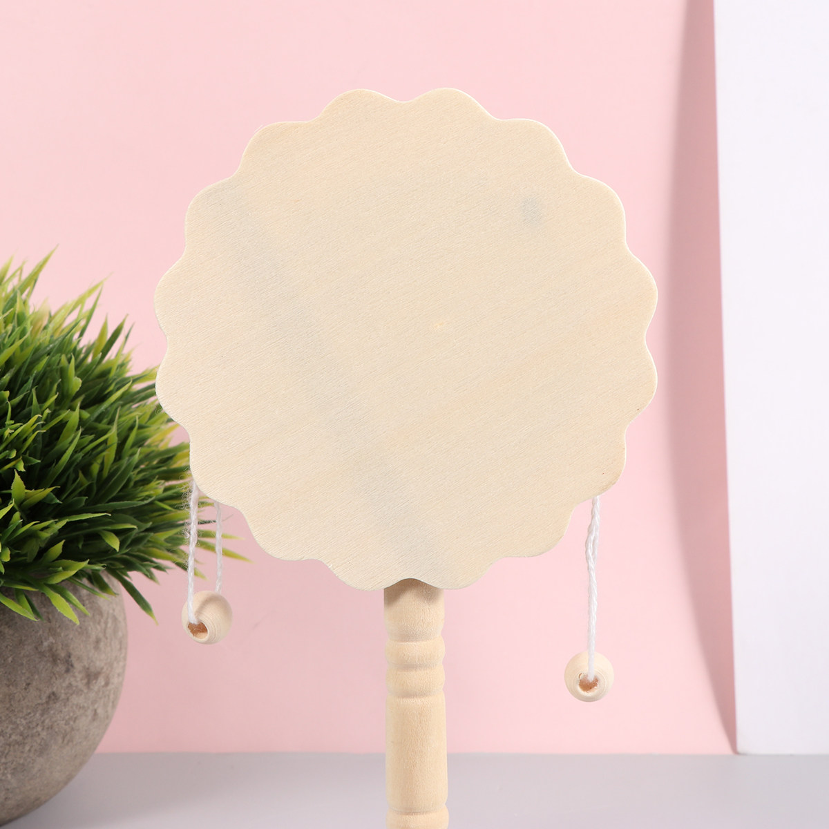 5Pcs A Drum Shaped Rattle Wood - Musical Instrument Painting review and price