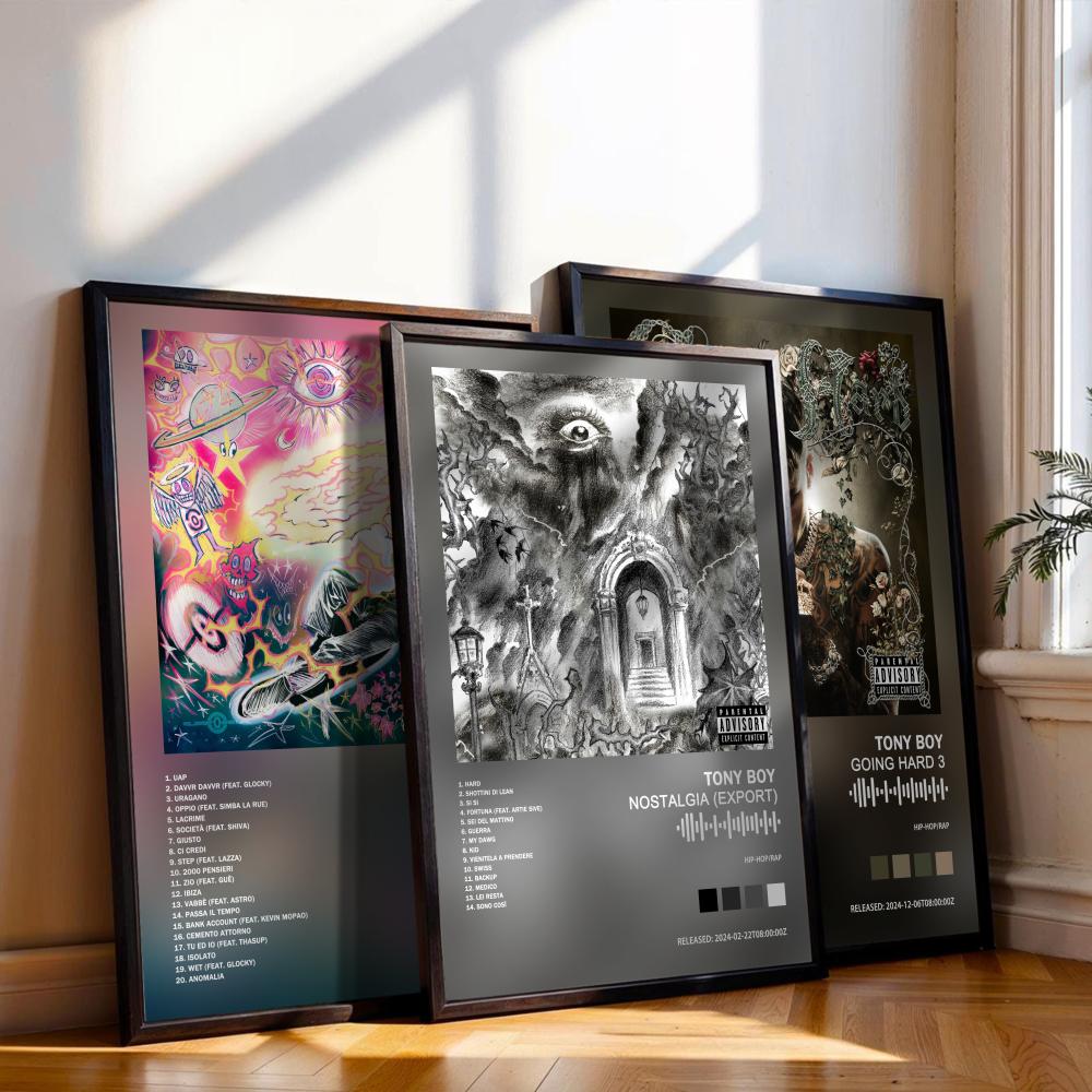Tony Boy  Poster Music Album C - Musical Instrument Painting review and price