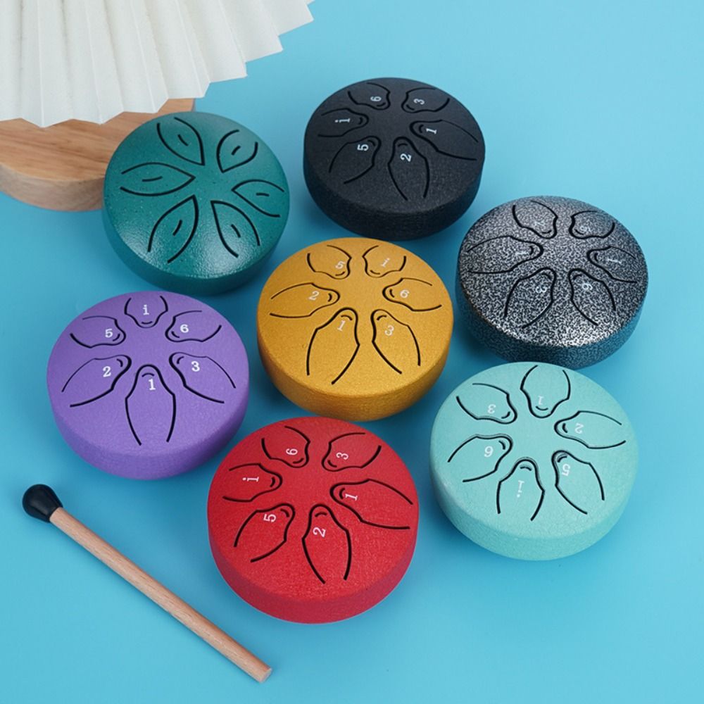 6-Tone Steel Tongue Drum Set M - Tongue Drum Steel review and price